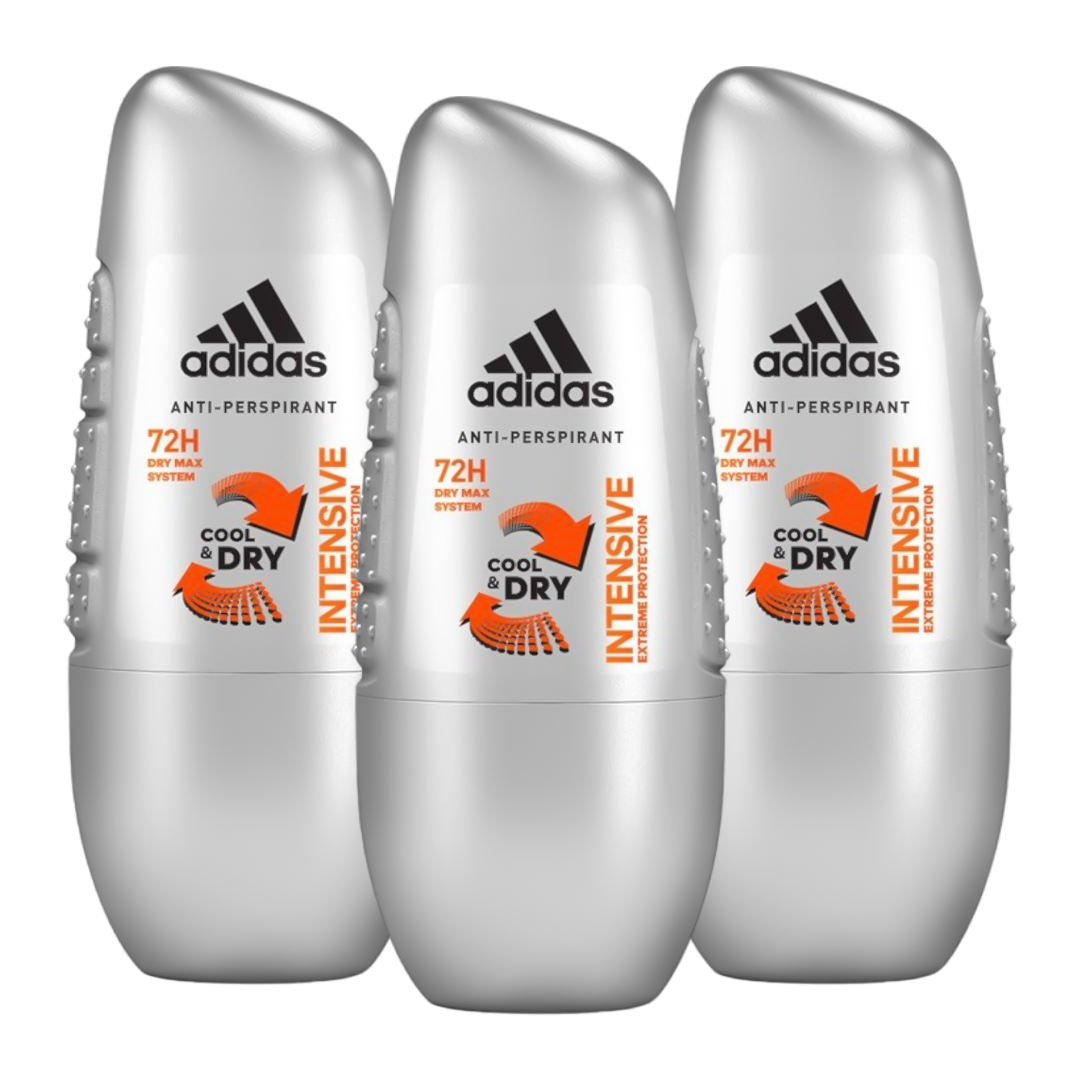Adidas Intensive Cool & Dry 72H AntiPerspirant Dry Max System RollOn